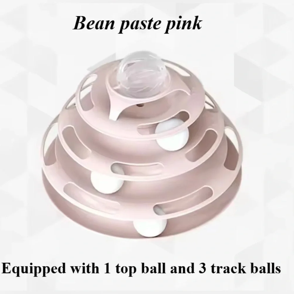 🐾🐾 4 Levels Bean Pink Interactive Pet Toy